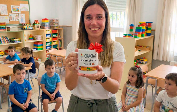 Taza personalizada para profesores